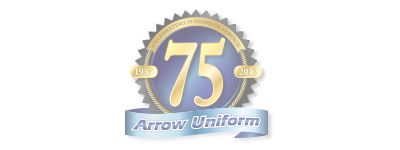 Arrow Uniform 75 Year Anniversary Logo