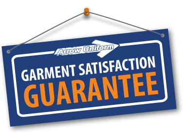 Arrow Uniform Garment Satisfaction Guarantee